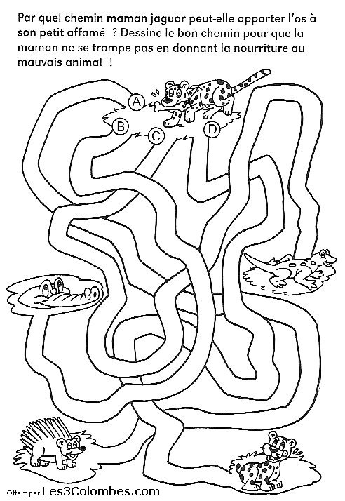 labyrinthe coloriages 47
