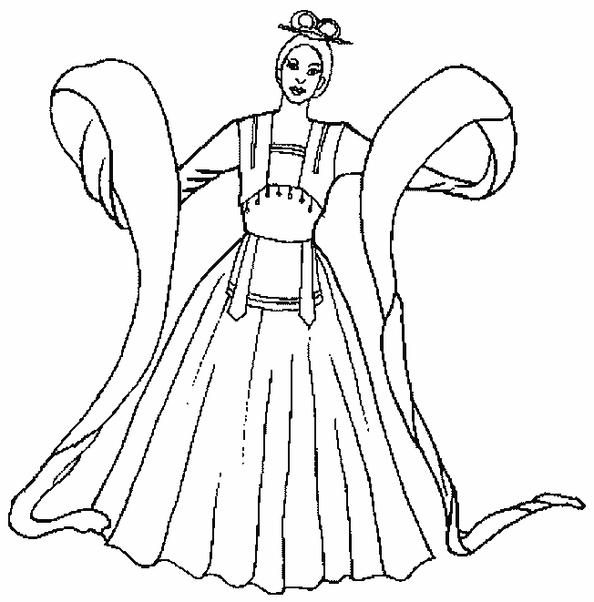 coloriage asiatique japonnais chinois 04