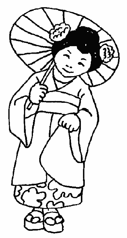 coloriage asiatique japonnais chinois 08