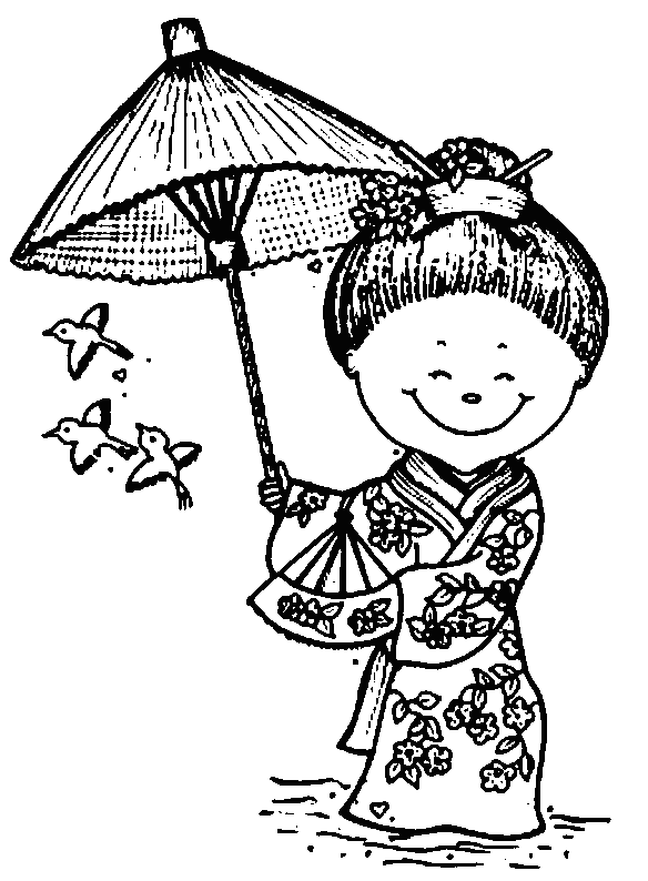 coloriage asiatique japonnais chinois 17
