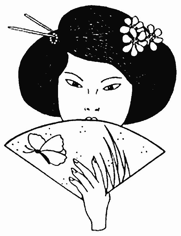coloriage asiatique japonnais chinois 28