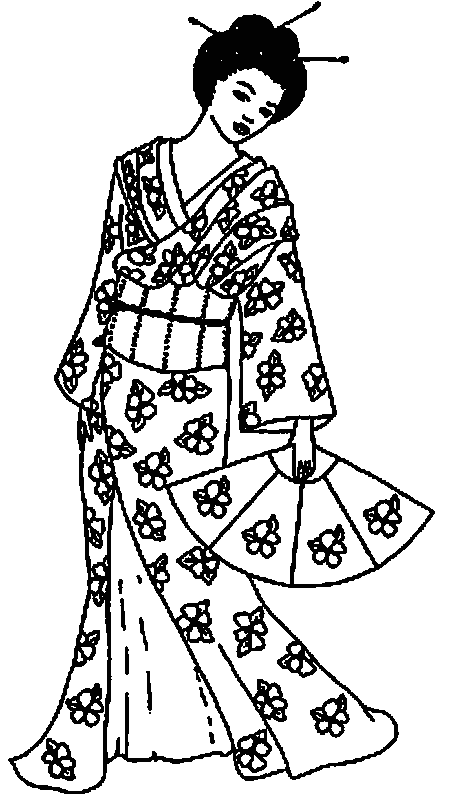 coloriage asiatique japonnais chinois 30