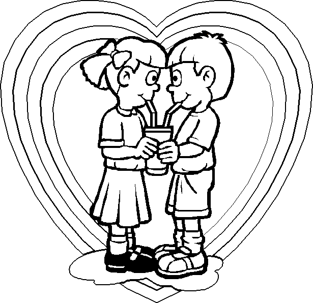 coloriage amour 14