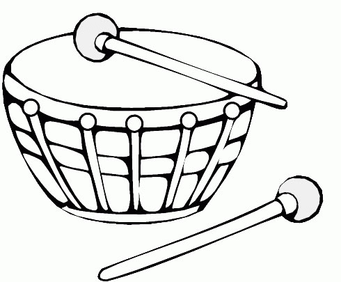 coloriage instrument musique 01