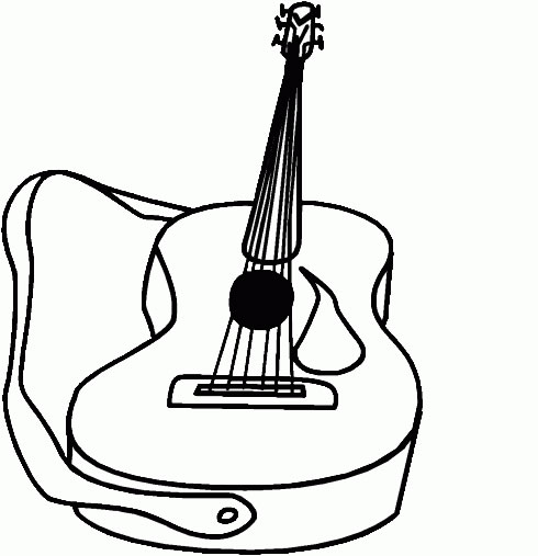 coloriage instrument musique 06