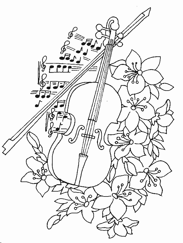 coloriage instrument musique 09