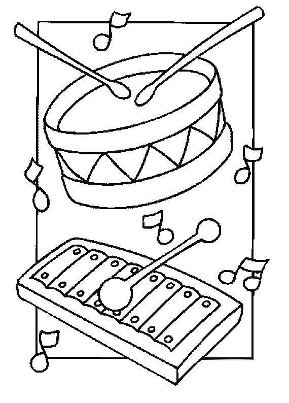 coloriage instrument musique 12