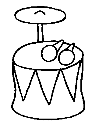 coloriage instrument musique 19