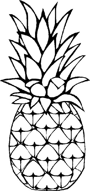 coloriage ananas 02