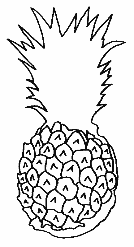 coloriage ananas 03