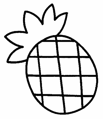 coloriage ananas 04