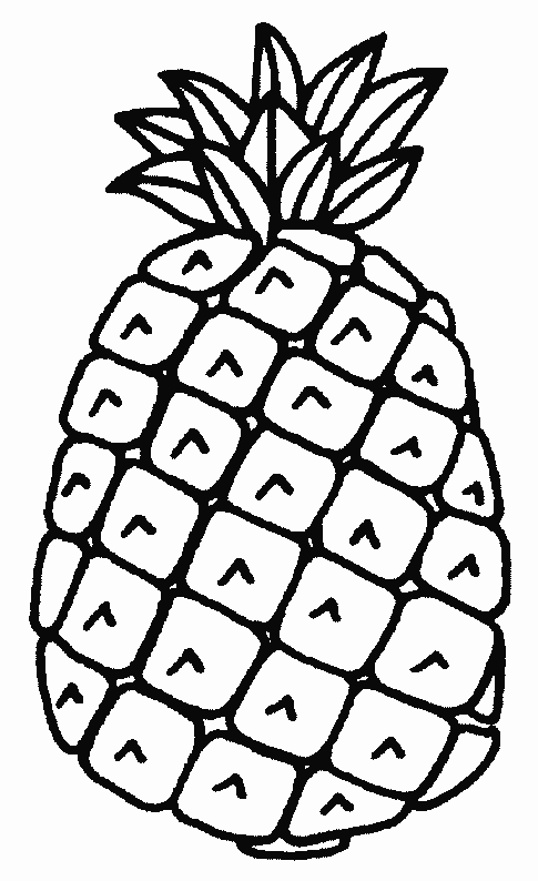 coloriage ananas 05