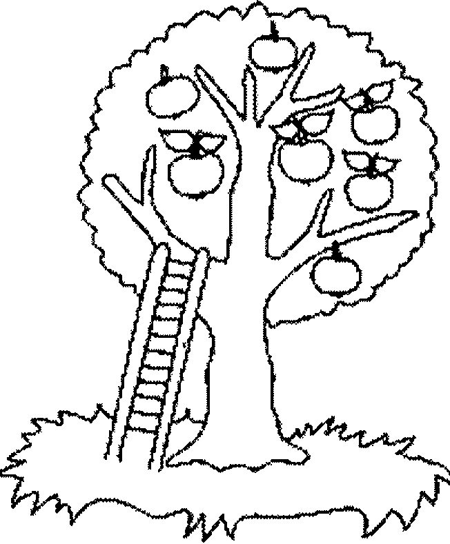 coloriage arbre 01