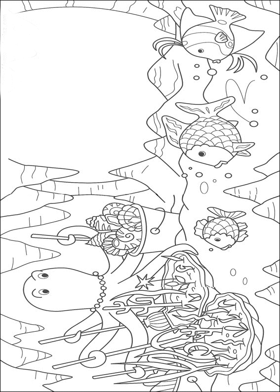 coloriage arc-en-ciel 10