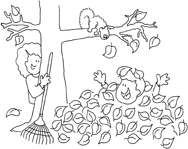 coloriage de l automne 03
