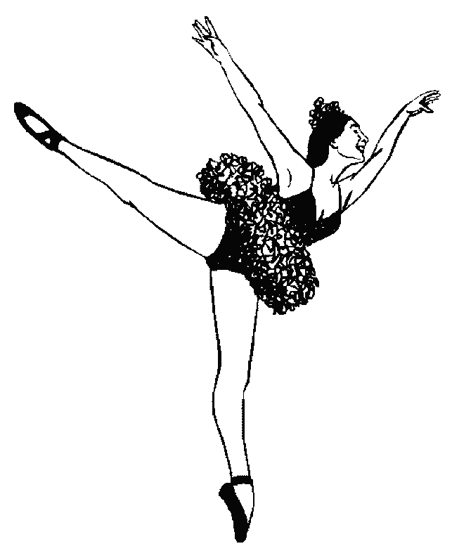 coloriage danseuse ballerine 03  Coloriage en ligne gratuit pour enfant