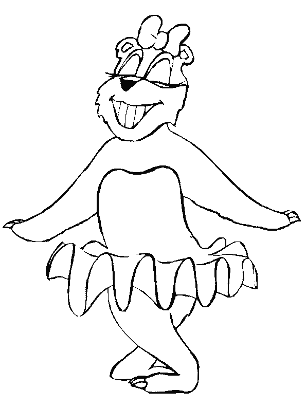 coloriage danseuse ballerine 07
