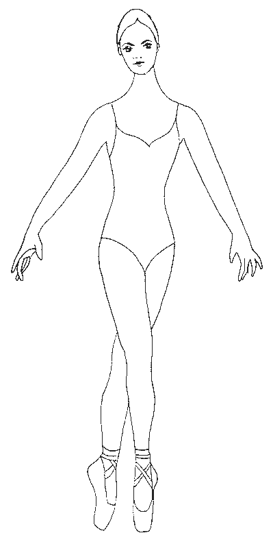 coloriage danseuse ballerine 09