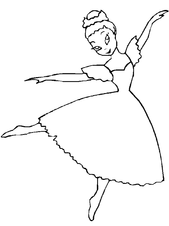 coloriage danseuse ballerine 11