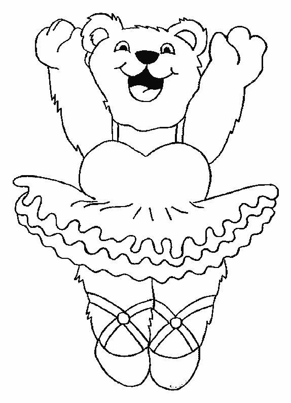 coloriage danseuse ballerine 15