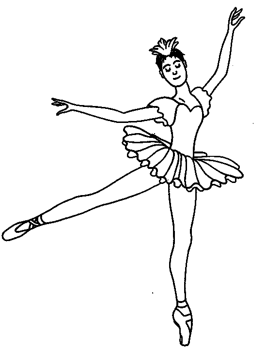 coloriage danseuse ballerine 17