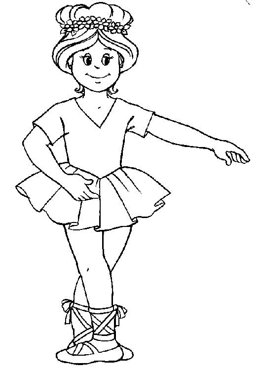 coloriage danseuse ballerine 18