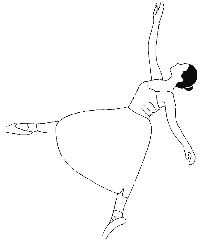 coloriage danseuse ballerine 22