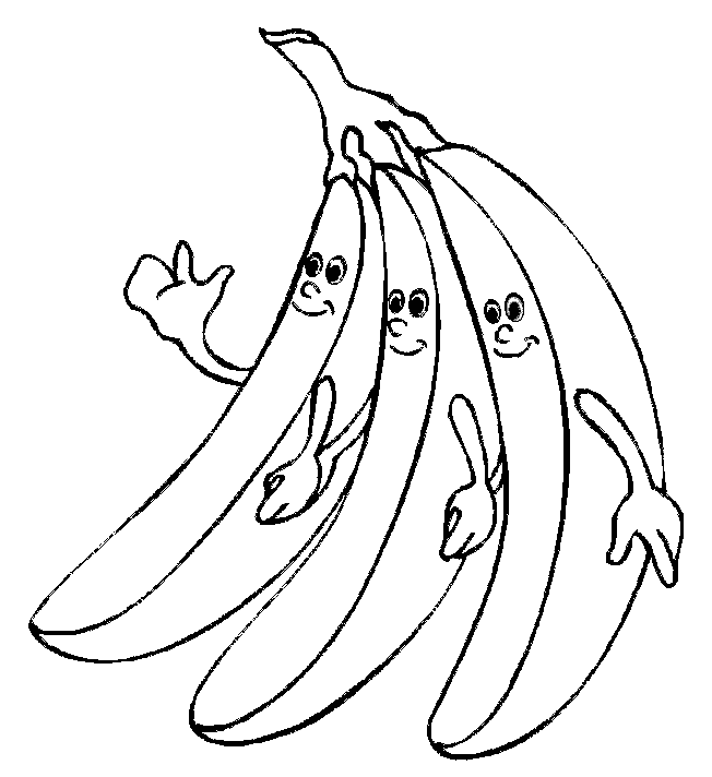 coloriage banane 08