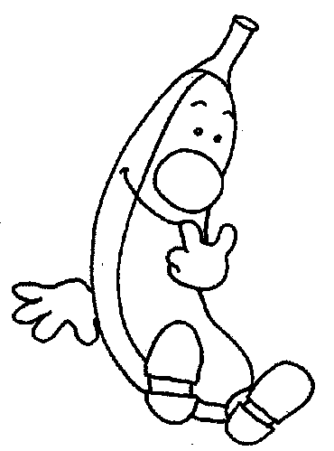 coloriage banane 12