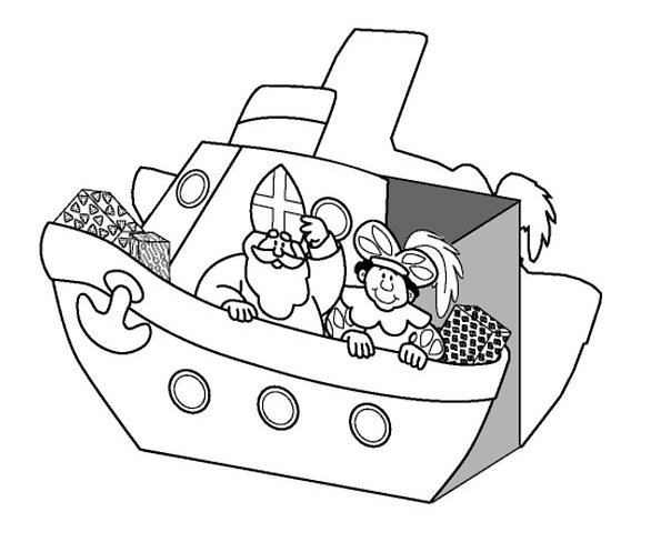 coloriage bateau-de-saint-nicolas 08