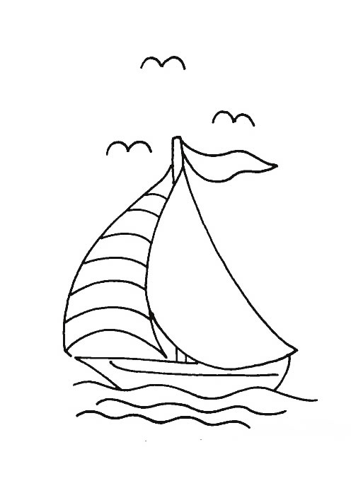 coloriage bateau 16