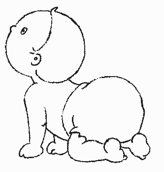 coloriage bebe 05
