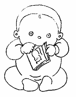 coloriage bebe 08