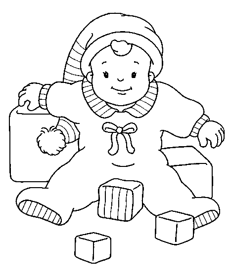 coloriage bebe 21