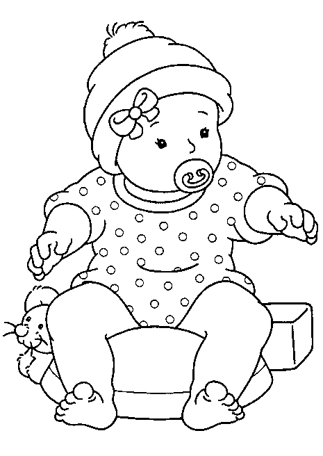 coloriage bebe 27  Coloriage en ligne gratuit pour enfant