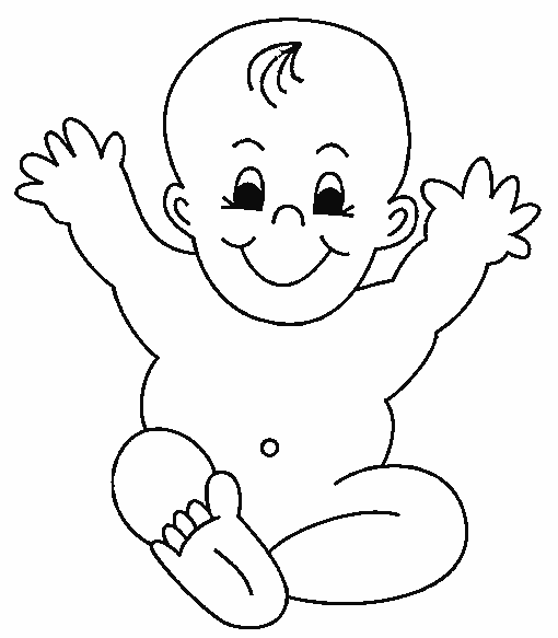 coloriage bebe 29