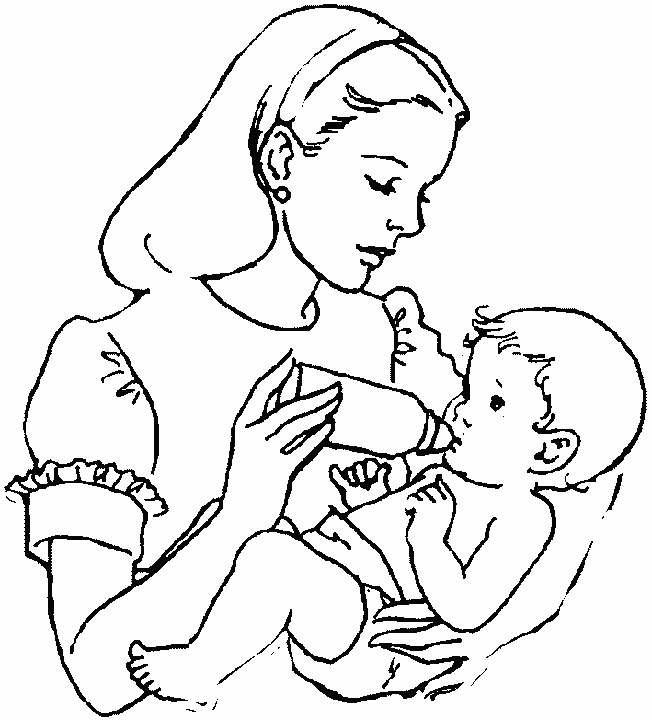 coloriage bebe 35