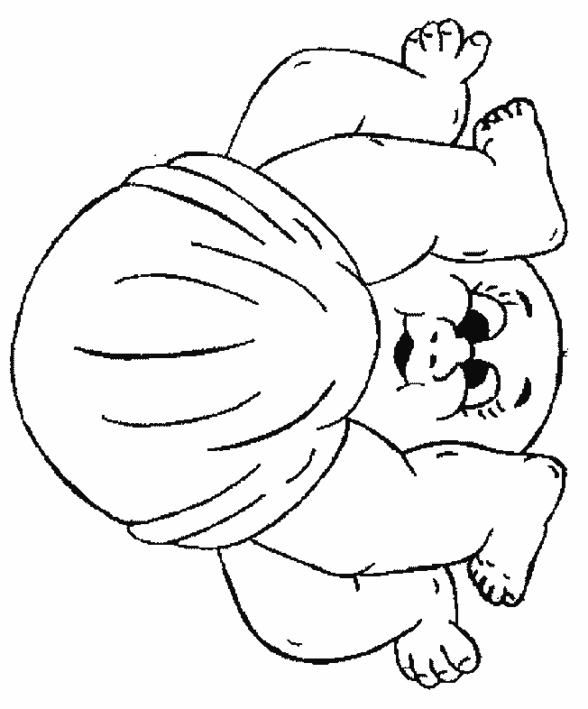 coloriage bebe 36  Coloriage en ligne gratuit pour enfant
