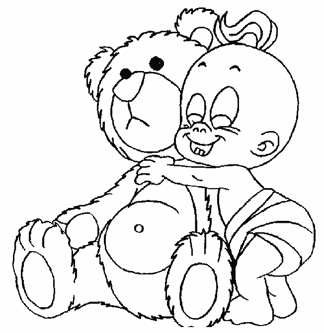 coloriage bebe 37