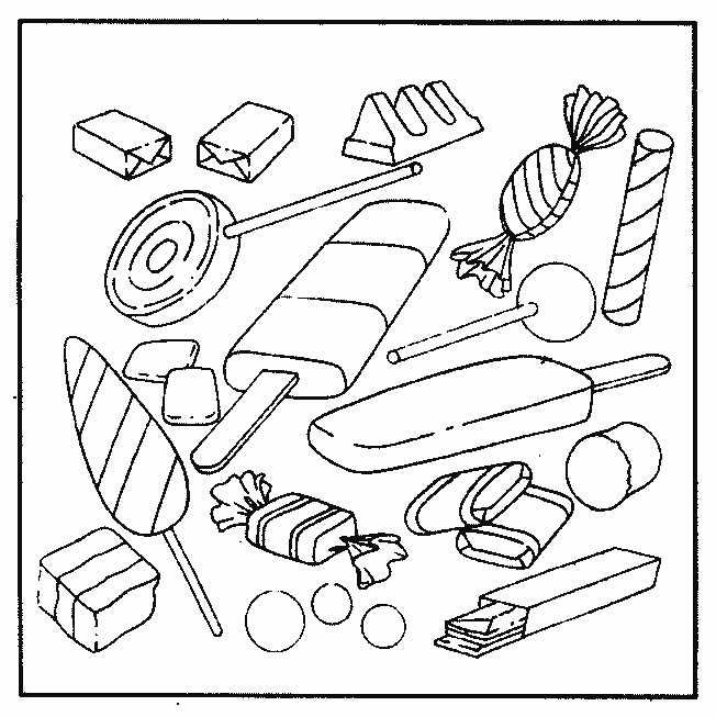 coloriage bonbon 02  Coloriage en ligne gratuit pour enfant