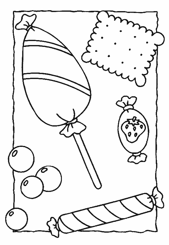 coloriage bonbon 10