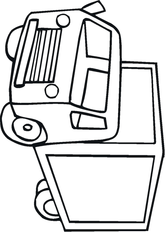 coloriage camion 09
