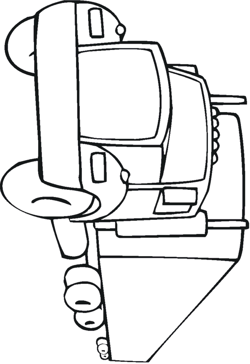 coloriage camion 12