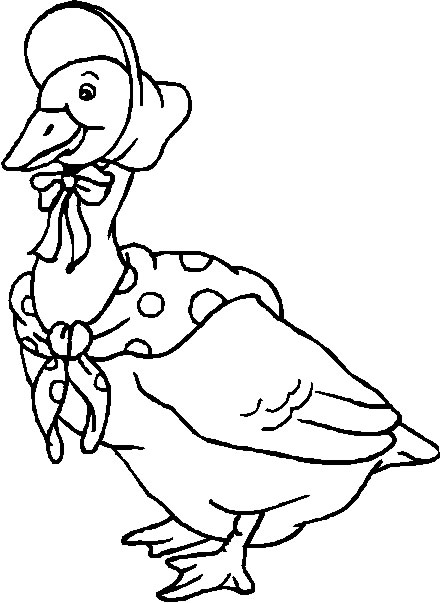 coloriage canard 10