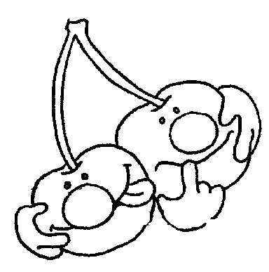 coloriage cerise 09