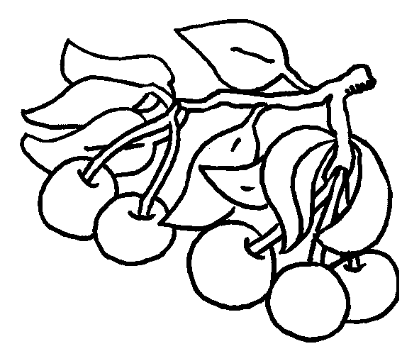 coloriage cerise 16