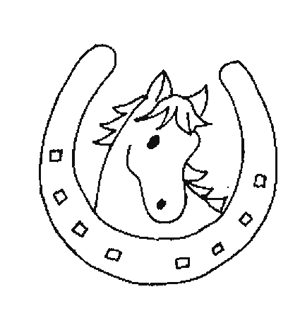coloriage cheval 48
