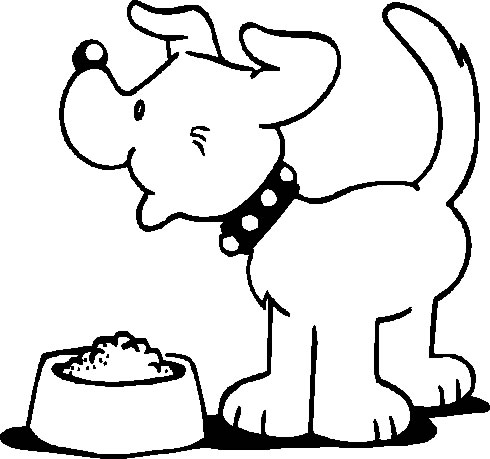 coloriage de chien 07