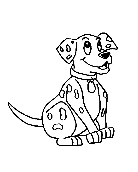 coloriage de chien 08