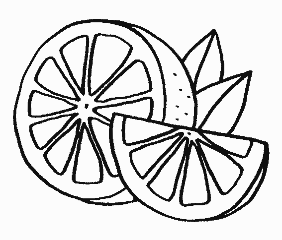 coloriage citron 01